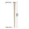 Holzfüße konisch 68cm