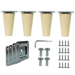 Möbelfuß Buche konisch