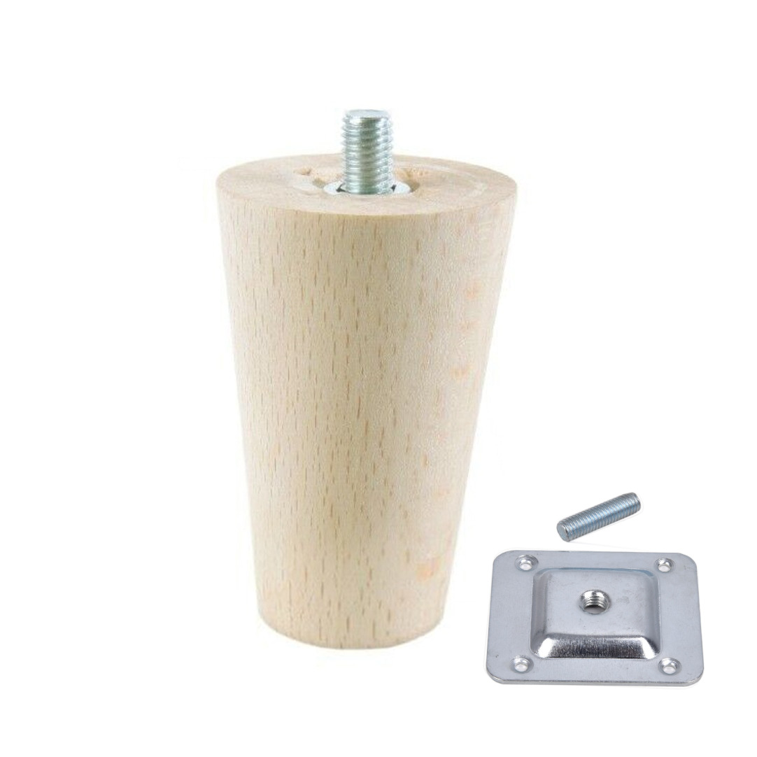 Möbelfüße Holz 6 cm