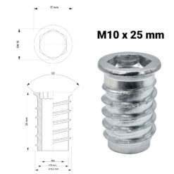 einschraubmutter m10