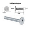 Flachkopfschrauben M6x40