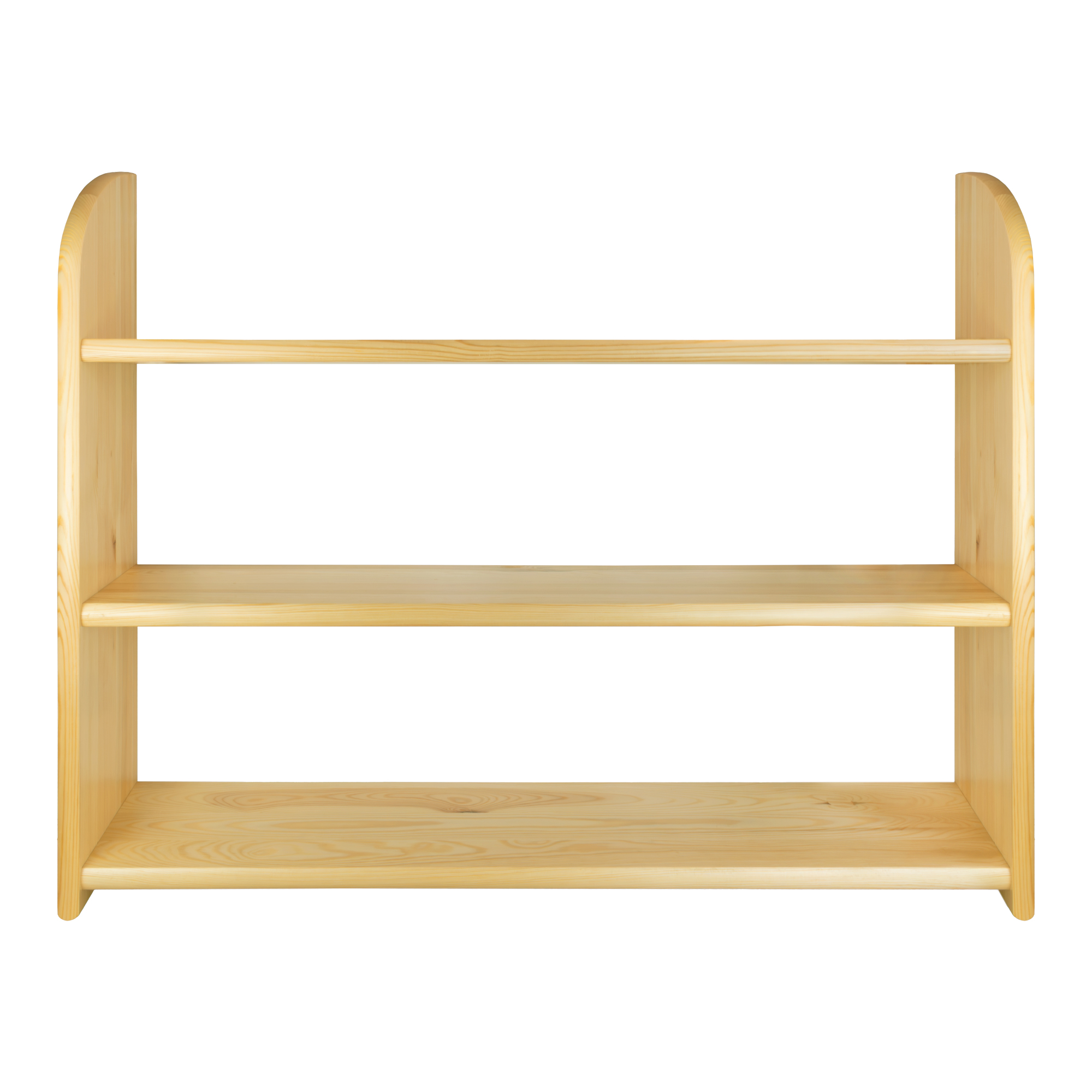 Wandregal Kiefer Massiv 3 Etagen 90 cm Front