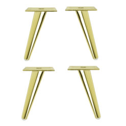 Möbelfüße 15 cm Gold
