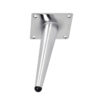 Möbelfuß 15 cm Chrome – ideale Höhe für Saugroboter unter dem Sofa
