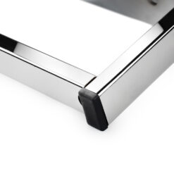 Möbelbein Metall Bodenschutz Kunststoffkappen schwarz