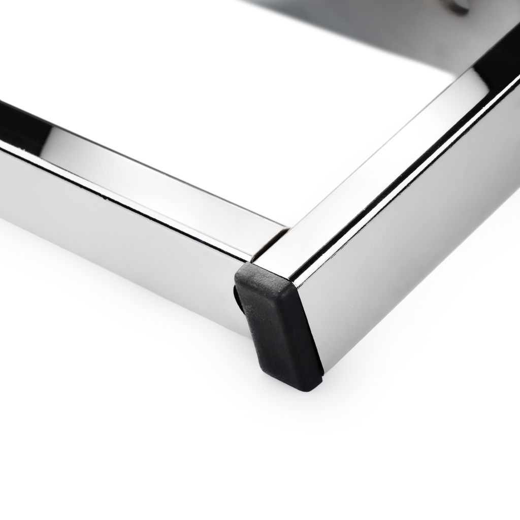 Möbelbein Metall Bodenschutz Kunststoffkappen schwarz