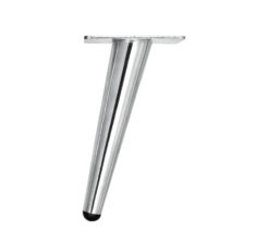 Massive 80x80 mm Montageplatte für 15 cm Möbelfuß mit 6mm Bohrungen