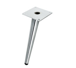 Bodenschonender Abschluss am 23 cm Tischbein für Parkett und Laminat