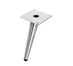 Hoher Möbelfuß 18 cm Chrome schräg – elegantes Design für Lowboards