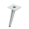 Hoher Möbelfuß 18 cm Chrome schräg – elegantes Design für Lowboards