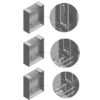 Anleitung zur 3D-Frontjustierung des Cargo-Auszugs: Einstellung von Höhe, Neigung und Seite.