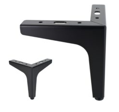 Abmessungen Möbelfuß 13,5 cm Schwarz Matt für stabilen Schrankbau