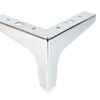 Ersatzbeine Sofa Chrom 10 cm aus verchromtem Stahl