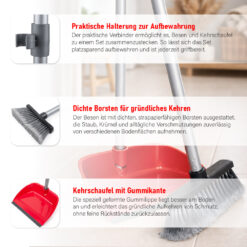 Ergonomisches Kehrset im Einsatz: Bodenreinigung ohne Bücken