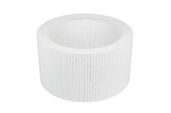 Couchtisch Gestell Weiß rund im Skandi Design Industrial Look