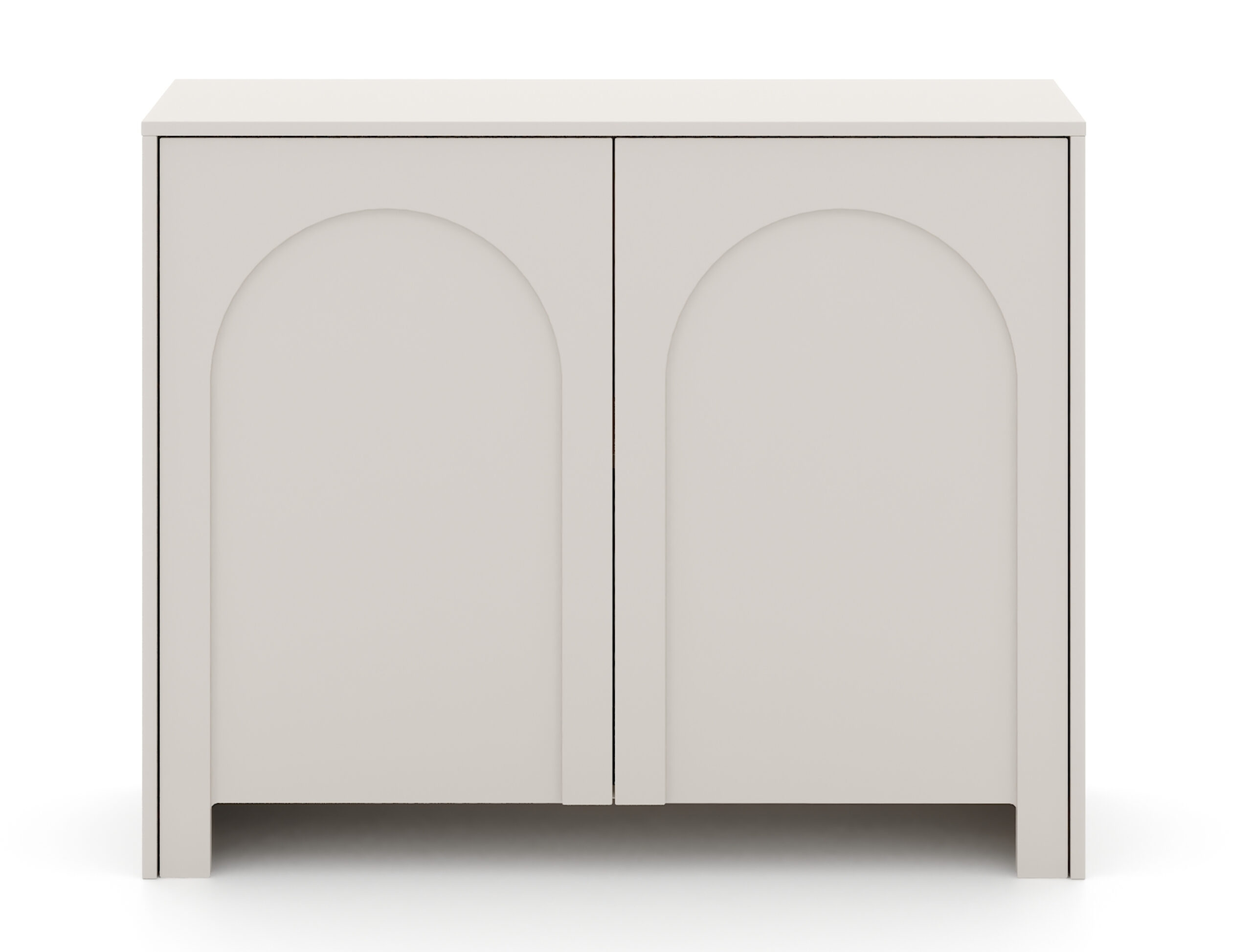 Detail der Bogenfront am Sideboard Kaschmir Vento 2D