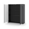 Highboard Vento Kaschmir matt im modernen Schlafzimmer mit warmem Ambiente