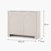 Maße Sideboard Kaschmir Vento 2D 103,5 x 83 x 35 cm