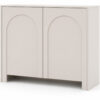 Sideboard Kaschmir Vento 2D mit Bogenfront auf weißem Hintergrund