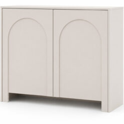 Sideboard Kaschmir Vento 2D mit Bogenfront auf weißem Hintergrund