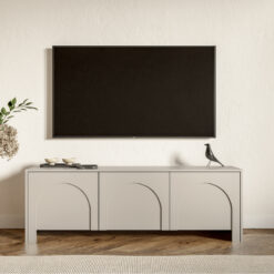 Draufsicht auf die 153,5 cm breite Ablagefläche des TV Lowboards Arco.