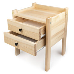 Handgefertigter Nachttisch aus hochwertigem Echtholz