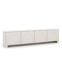 Sideboard Kaschmir 200 cm Arco 4D mit Bogenfräsung Frontansicht.