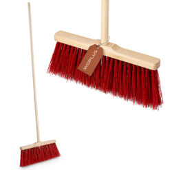 Produktvarianten: Besenkopf 35 cm einzeln oder als Komplettset mit 120 cm Holzstiel